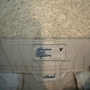 American Eagle Beige Casual Short Shorts